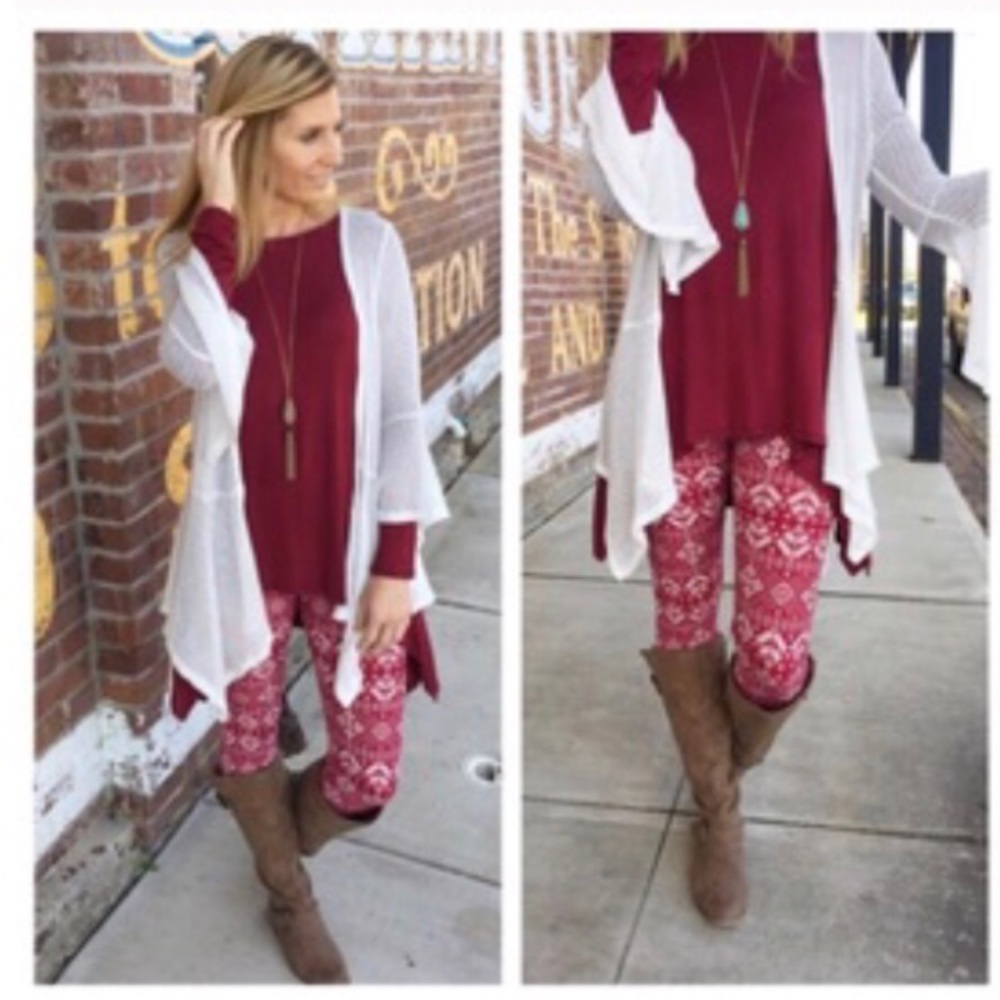 Waffle Knit Draped Cardigan